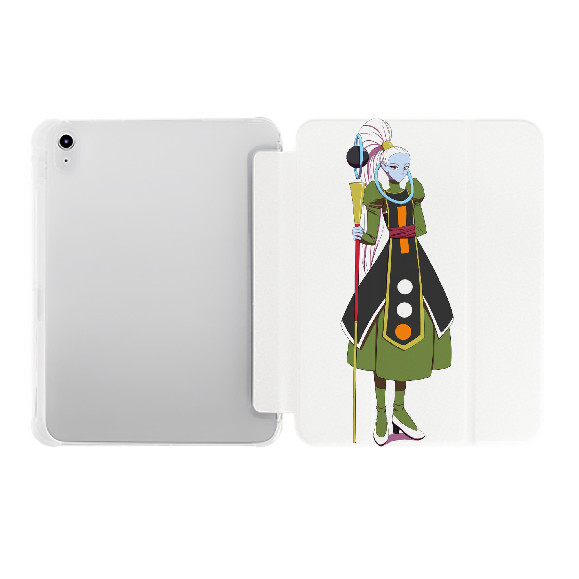 （画像用） ドラゴンボール DRAGON BALL IPad ケース ペン収納付き 三つ折りスタンド PUレザー×シリコン 対応機種9.5/10.5/10.9インチ